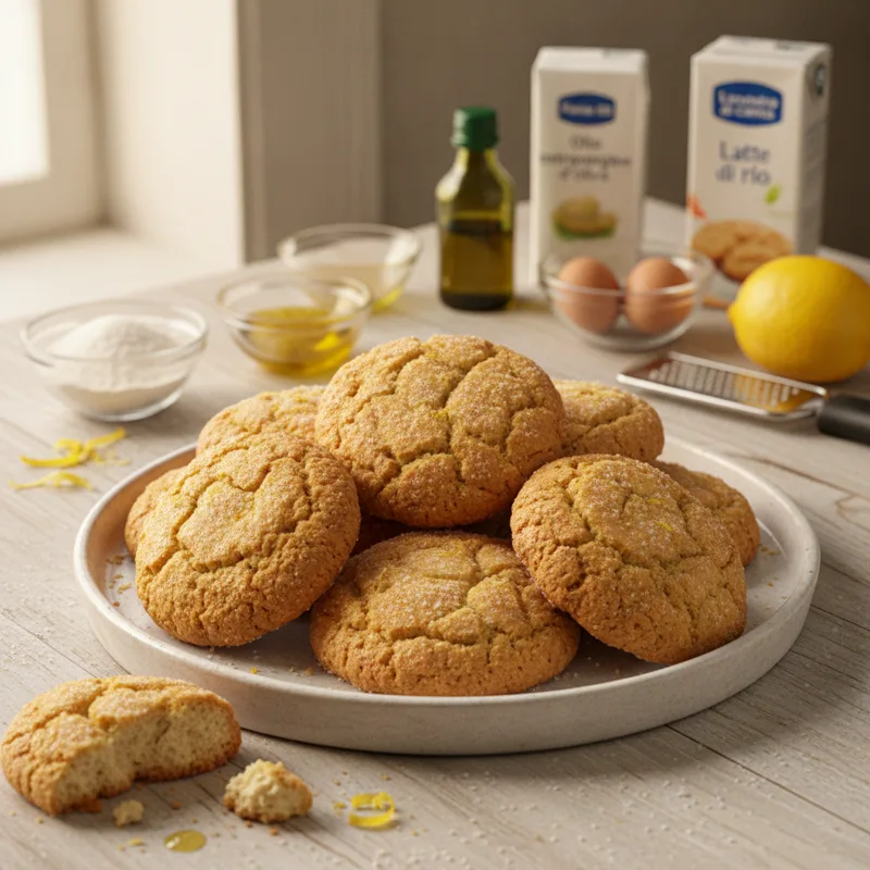 Biscotti rustici senza lattosio