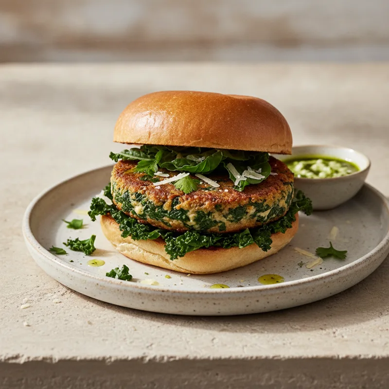 Burger di cavolo nero