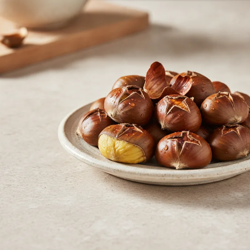 Castagne al forno