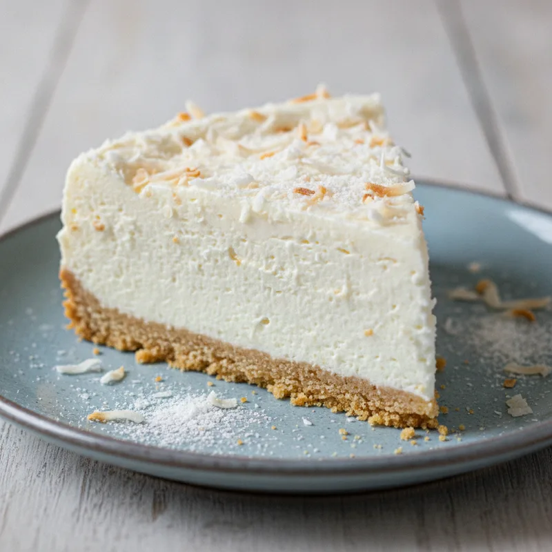 Cheesecake al cocco