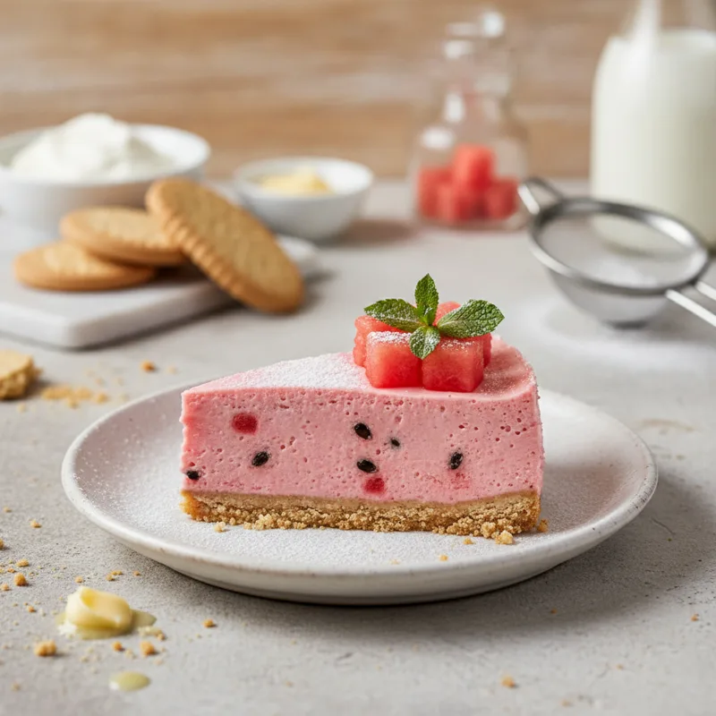 Cheesecake all'anguria