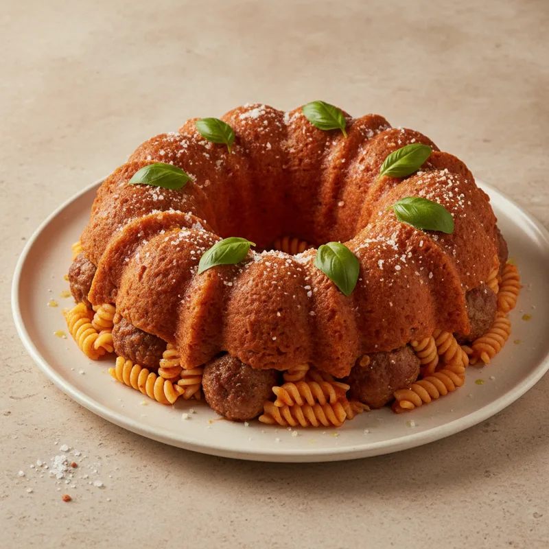 Ciambella di pasta pasticciata