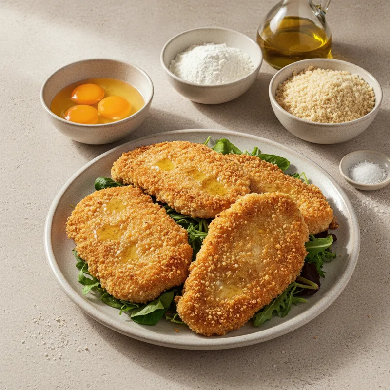 Cotolette di pollo al forno