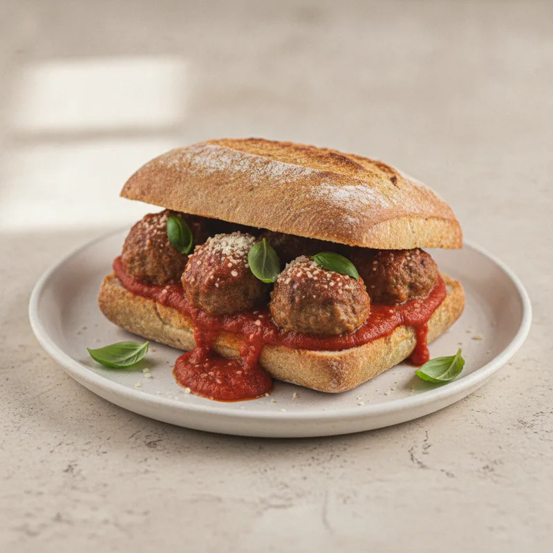 Panino con polpette
