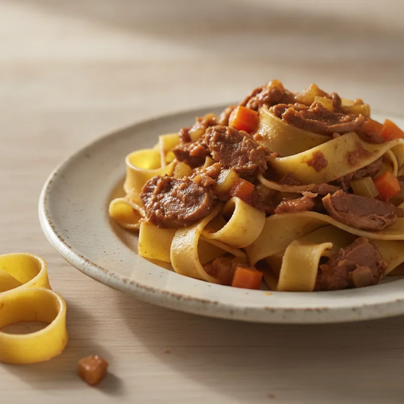 Pappardelle al ragù d'anatra