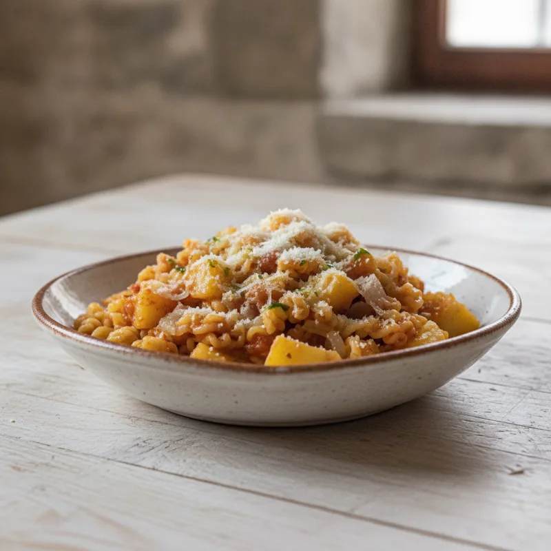 Pasta e patate alla napoletana