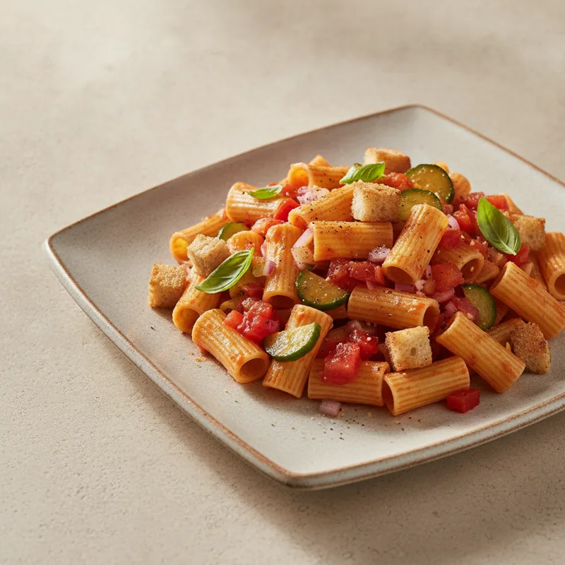 Pasta fredda al gazpacho