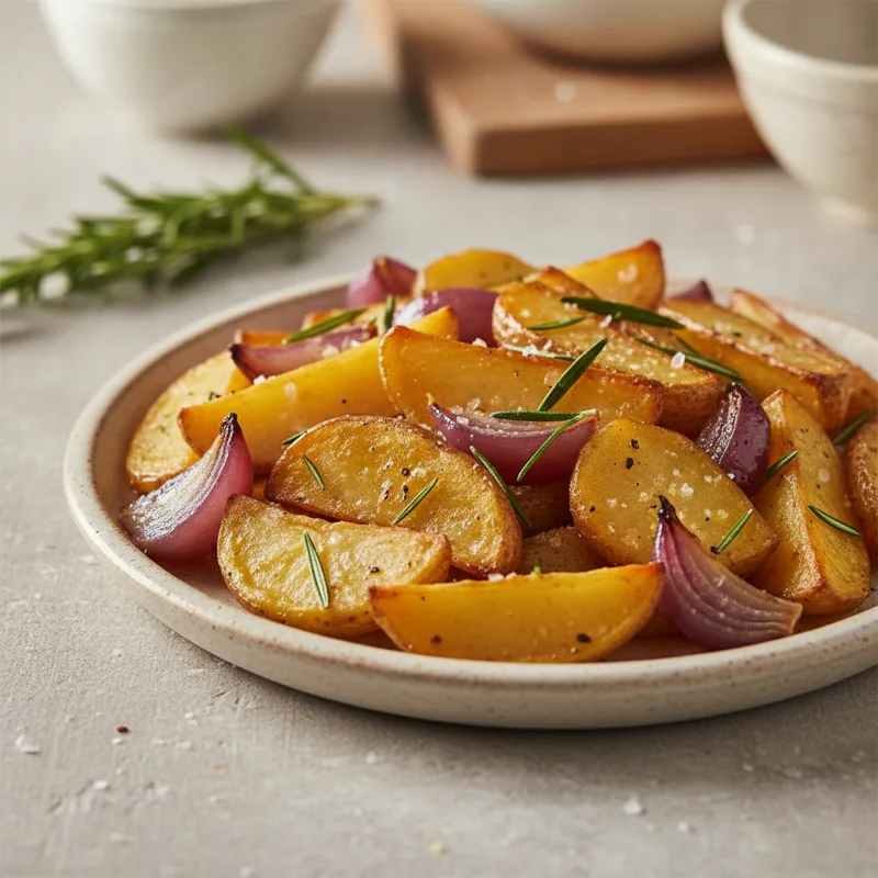 Patate e cipolle al forno