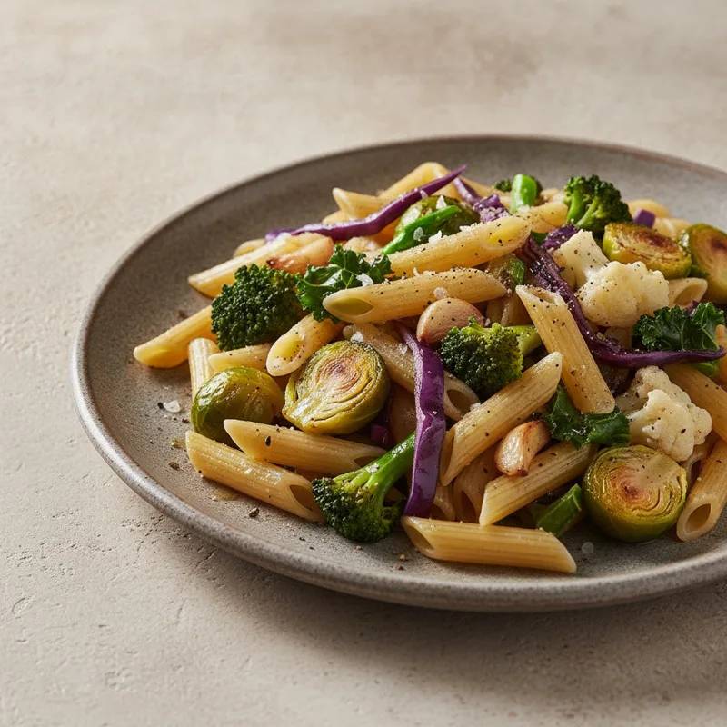 Penne ai cinque cavoli