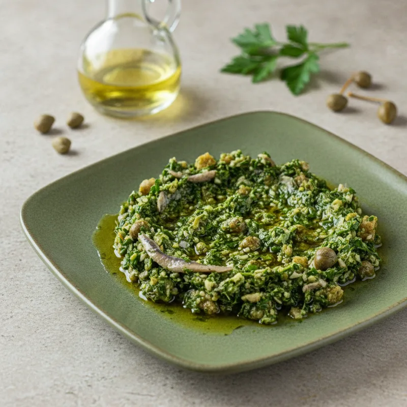 Salsa verde senza uova