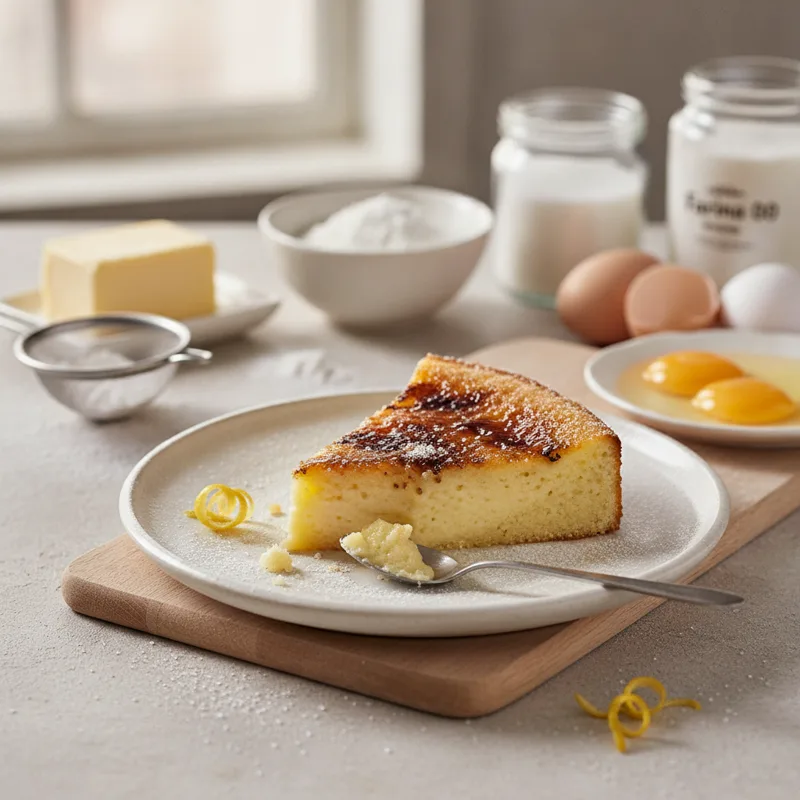 Torta brulè al limone