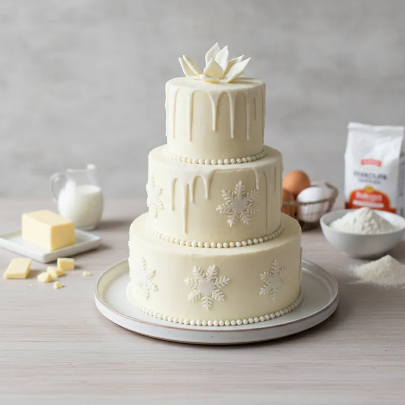 Torta fiocco di neve