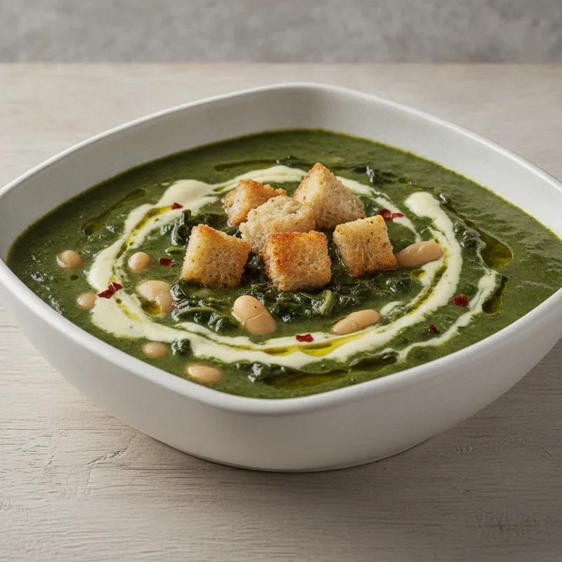 Vellutata di cavolo nero e fagioli
