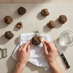 Come pulire il tartufo