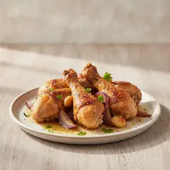 Cosce di pollo alla mediterranea