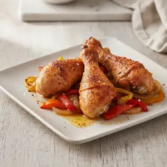 Cosce di pollo alla paprika al forno