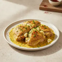 Cosce di pollo allo zafferano