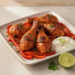 Cosce di pollo infuocate