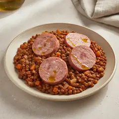 Cotechino e lenticchie al sugo