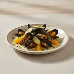 Cozze all'arancia e zenzero