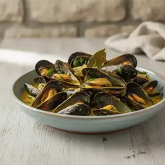 Cozze in salsa di zafferano