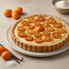 Crostata con kumquat caramellati