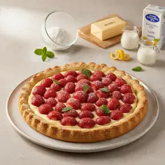 Crostata di fragole fresche