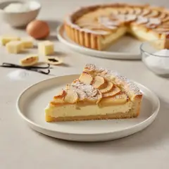 Crostata di mele e crema