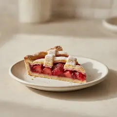 Crostata di rabarbaro