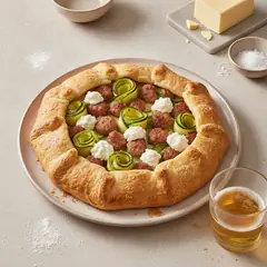 Crostata salata rustica alla birra