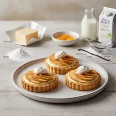 Crostatine alle mele e cannella