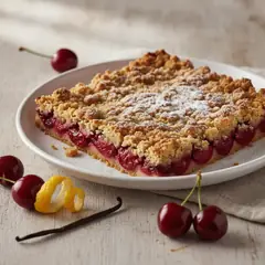 Crumble di ciliegie