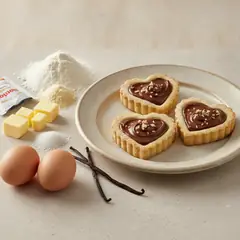 Cuori di frolla con Nutella®
