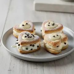 Cuori di sfoglia dolci
