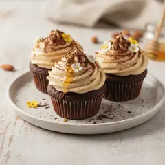 Cupcake al miele decorati