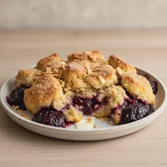Damson cobbler