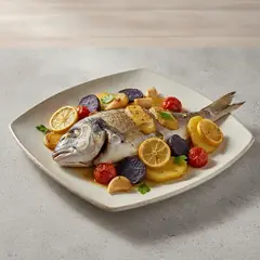 Dentice al forno con patate