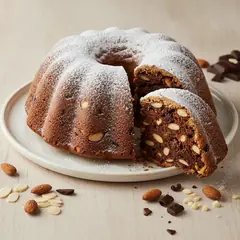 Dolce abruzzese con mandorle e cioccolato