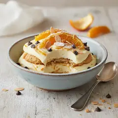 Dolce al cucchiaio mascarpone e arancia