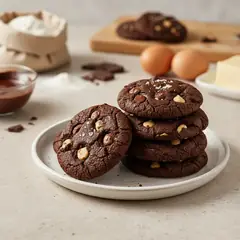 Double chocolate chip cookies