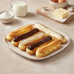 Éclair crema e cioccolato