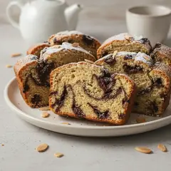 Fette al cioccolato e profumo di mandorla