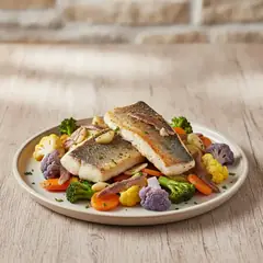 Filetti di branzino al forno