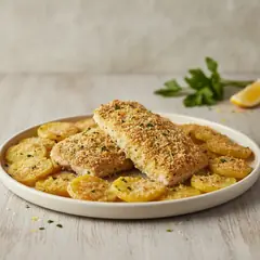 Filetti di branzino gratinati