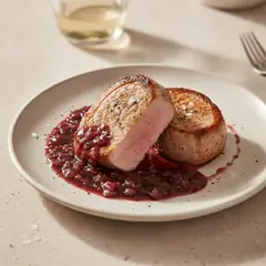 Filetto di maiale con salsa al vino