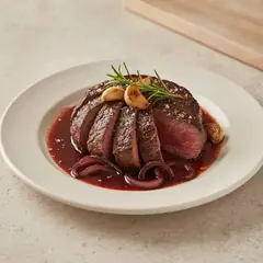 Filetto di manzo con salsa al vino rosso
