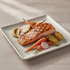 Filetto di salmone al BBQ