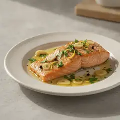 Filetto di salmone in padella