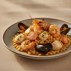 Fregola con ragù di pesce