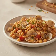 Fregola con vongole e ceci